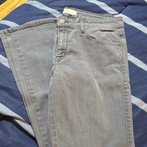 Women's Gray Straight Leg Jeans